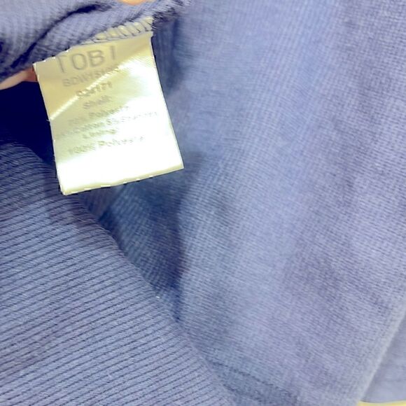 Tobi MAKING MOVES RIBBED SHIFT DRESS XS / NAVY - Picture 5 of 6